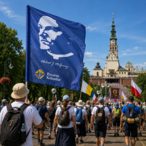 Flaga z wizerunkiem bł. ks. McGivney'a
