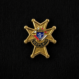 Pozłacany pin Kapelana