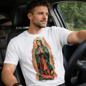 Koszulka z wizerunkiem Matki Bożej z Guadalupe (v.1)